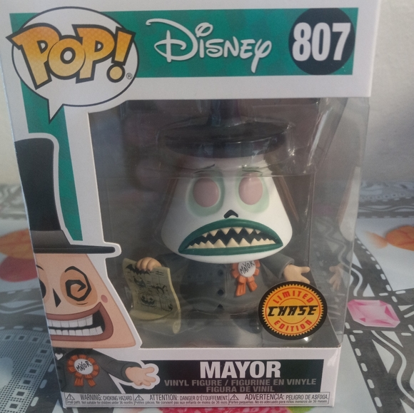 Funko Pop Disney #307 Mayor Chase Limited Edition New - Picture 1 of 7
